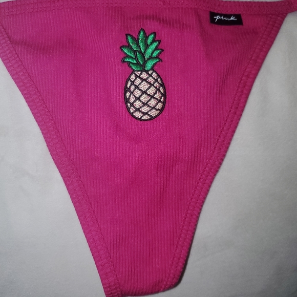 VICTORIA'S SECRET PINK SEXY HAWAIIAN PINEAPPLE 🍍 G STRING - Picture 5 of 5